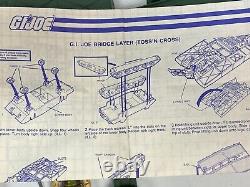 Vintage GI Joe Bridge Layer Toss N Cross Vehicle Original Box Figure COMPLETE