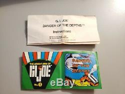 Vintage GI Joe Danger of the Depths 7412 Hasbro Adventure Team Box Instructions