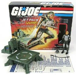 Vintage GI Joe Jump Jet Pack With Silver Grand Slam Complete With Box & Blue Print
