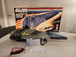 Vintage GI Joe Phantom X-19 Stealth Fighter Jet with Box Ghostrider 1988 Hasbro