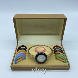 Vintage GUCCI 1100-L Interchangeable Bezel Watch