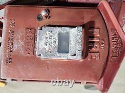 Vintage Gamewell fire alarm Box with key