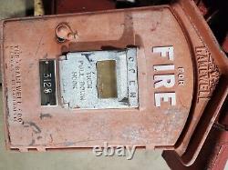 Vintage Gamewell fire alarm Box with key