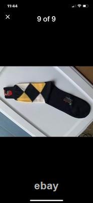 Vintage Genuine Argyle Socks Men's 10-13 MANSHIRE New In Vintage Box 5 Pairs NOS