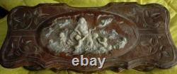 Vintage Genuine Incolay Stone Studios Hand Carved Jewelry / Trinket Box