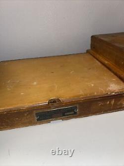 Vintage George Gorton Machine Company Tooling Wood Font Lot Of 3 Boxes RARE