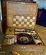 Vintage German Compendium Of Games, Roulette, Draughts, Cards, In Wooden Box
