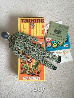 Vintage Gi Joe Talking Marine 7790 In Original Box