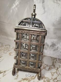 Vintage Godinger Silver Art Co Bubble Glass Casket Box Hollywood Regency Decor Vintage Godinger Silver Art Co Bubble Glass Casket Box Hollywood Regency Decor