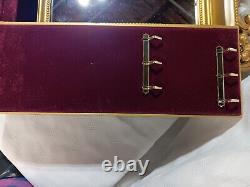 Vintage Gold Syroco Jewelry Box Wall Hanging Cabinet Coventry Red Velvet Beauty