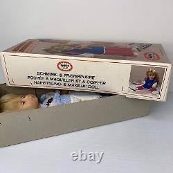 Vintage Gotz Hairstyling and Make-up Doll Shmink Frisierpuppe Puppe in Box
