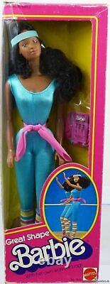 Vintage Great Shape Black Barbie Doll #7834 Never Removed from Box 1983 Mattel