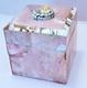 Vintage Gumps Pen Shell Box Tiger Turbo Shell San Franciso Estate Art Deco Pink