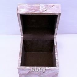 Vintage Gumps Pen shell Box Tiger Turbo Shell San Franciso Estate Art Deco Pink