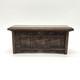 Vintage H. Uphill Wilton Miniature Carved Oak Chest Trunk Box England