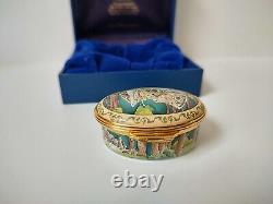 Vintage Halcyon Days Enamels trinket box England Disney Snow White 30/1937