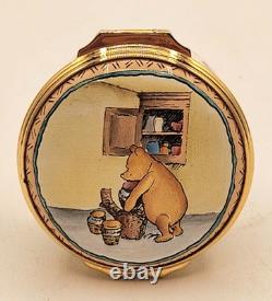 Vintage Halcyon Days Limited Edition Winnie The Pooh Trinket Box. Life Is As