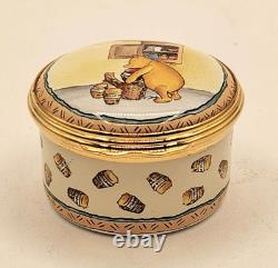 Vintage Halcyon Days Limited Edition Winnie The Pooh Trinket Box. Life Is As