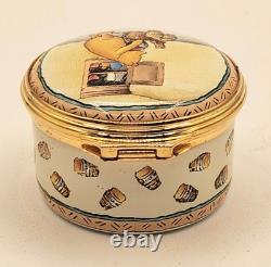 Vintage Halcyon Days Limited Edition Winnie The Pooh Trinket Box. Life Is As