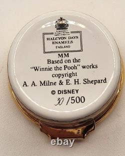 Vintage Halcyon Days Limited Edition Winnie The Pooh Trinket Box. Life Is As