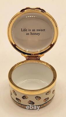 Vintage Halcyon Days Limited Edition Winnie The Pooh Trinket Box. Life Is As