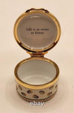 Vintage Halcyon Days Limited Edition Winnie The Pooh Trinket Box. Life Is As