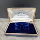 Vintage Hamlin Watch Box Blue Velvet