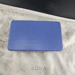 Vintage Hamlin Watch Box Blue Velvet