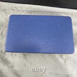Vintage Hamlin Watch Box Blue Velvet