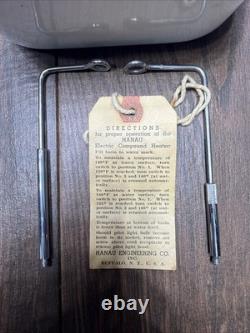 Vintage Hanau Electric Compound Heater Dental Lab Basin With Original Box