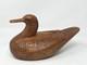 Vintage Hand Carved Teak Wood Duck Box Hidden Storage Art Decoy Trinket Folk Art