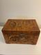 Vintage Hand Carved Wooden Box