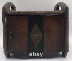 Vintage Hand Made Wooden Bread Box/cooler/safe See Photos