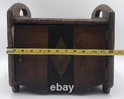 Vintage Hand Made Wooden Bread Box/cooler/safe See Photos