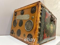 Vintage Handcrafted Decorative Jewelry Box Persian Khatam Marquetry Box