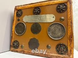 Vintage Handcrafted Decorative Jewelry Box Persian Khatam Marquetry Box