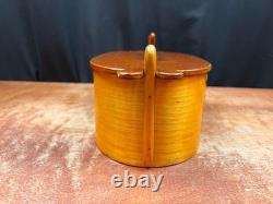 Vintage Handcrafted Norwegian Bentwood Tine Sewing Box