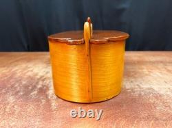 Vintage Handcrafted Norwegian Bentwood Tine Sewing Box