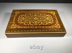 Vintage Handcrafted Wooden Italian Inlay Trinket/Letter Box