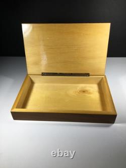 Vintage Handcrafted Wooden Italian Inlay Trinket/Letter Box