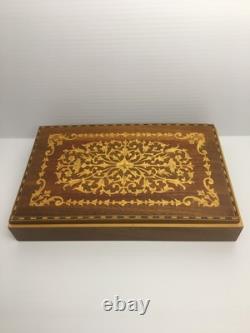 Vintage Handcrafted Wooden Italian Inlay Trinket/Letter Box