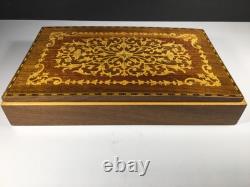 Vintage Handcrafted Wooden Italian Inlay Trinket/Letter Box