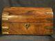 Vintage Handcrafted Wooden Wood Treasures Keepsakes Box 9.5d