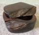 Vintage Handmade Doug Muscanell Ironwood Wooden Trinket Stash Box Wood Twist Lid