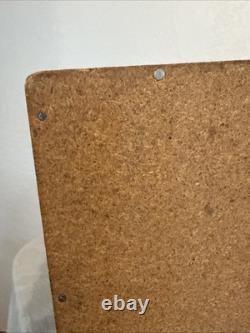 Vintage Handmade Wooden Sewing Box Accordion Tote Hand-Painted Floral