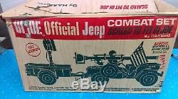 Vintage Hasbro 1960's GI Joe Official Combat Jeep 100% Complete Boxed NMIB