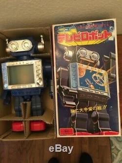 Vintage Horikawa TV 11 Jumbo Mars Great Robot Tin/Plastic Toy Japan Mint in Box
