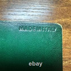 Vintage ITALIAN Mid-Century Mosaic PIETRA DURA Green Leather Box c1950s