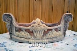 Vintage Incolay Lidded Box and Jardinar Cupids/Floral -Box Has Certificate