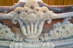 Vintage Incolay Lidded Box and Jardinar Cupids/Floral -Box Has Certificate